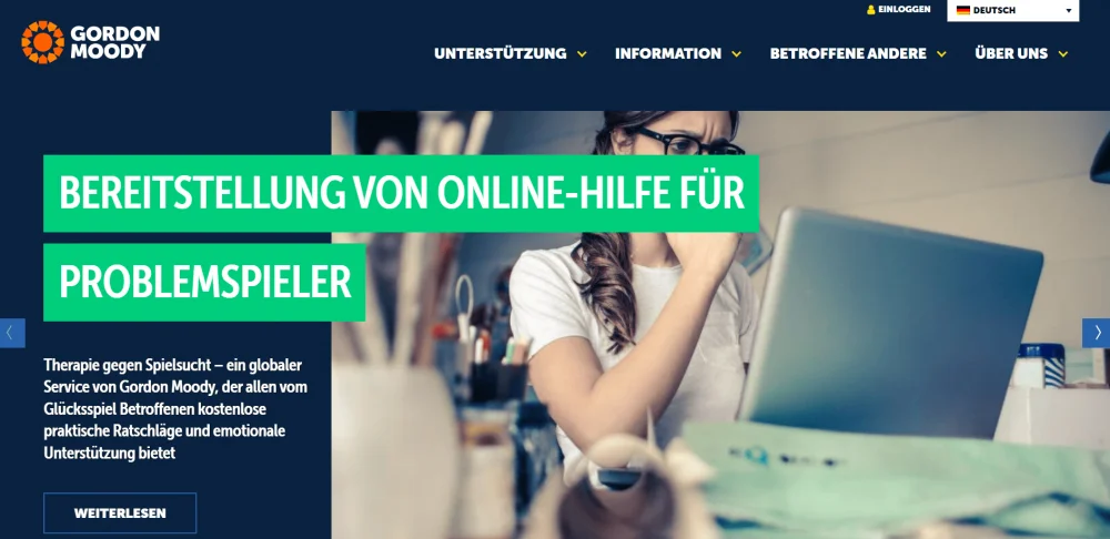 Casinos vermitteln Kontakte zu Organisationen, die Menschen mit Spielsucht helfen