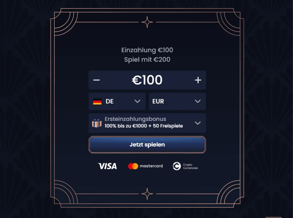 Willkommensbonus bei GreatSpin Casino